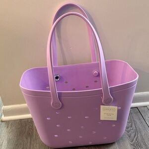 Crown & Ivy Lavender Tote Bag
